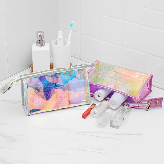 Iridescent Cosmetic Bag