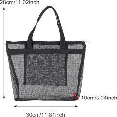 Mesh Beach Bag with Inner Pocket