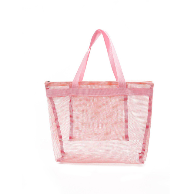 Mesh Beach Bag with Inner Pocket
