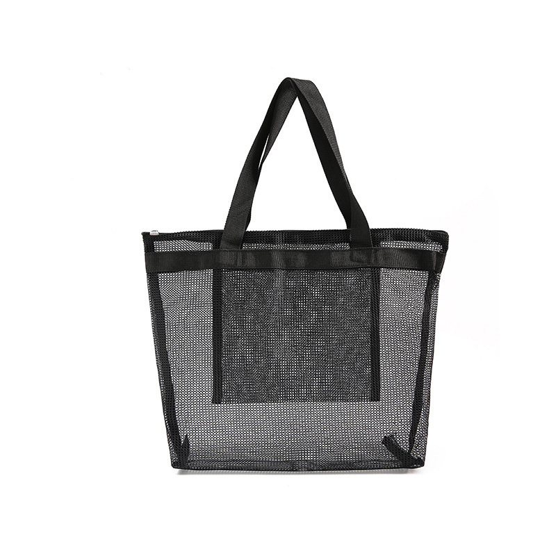Mesh Beach Bag with Inner Pocket