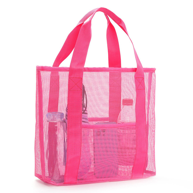 Mesh Beach Bag with Pocket