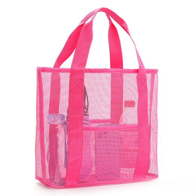 Mesh Beach Bag with Pocket
