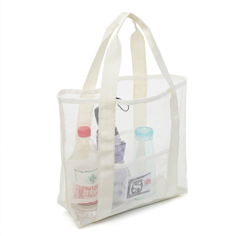 Mesh Beach Bag with Pocket