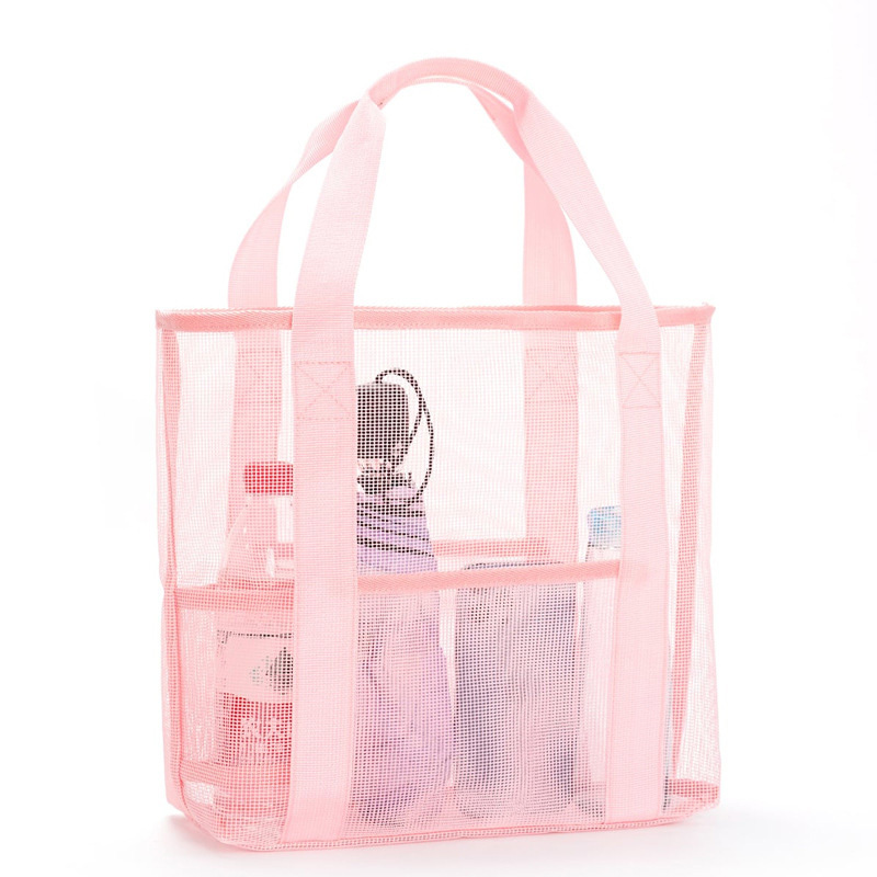 Mesh Beach Bag with Pocket