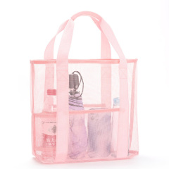 Mesh Beach Bag with Pocket