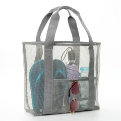 Mesh Beach Bag with Pocket