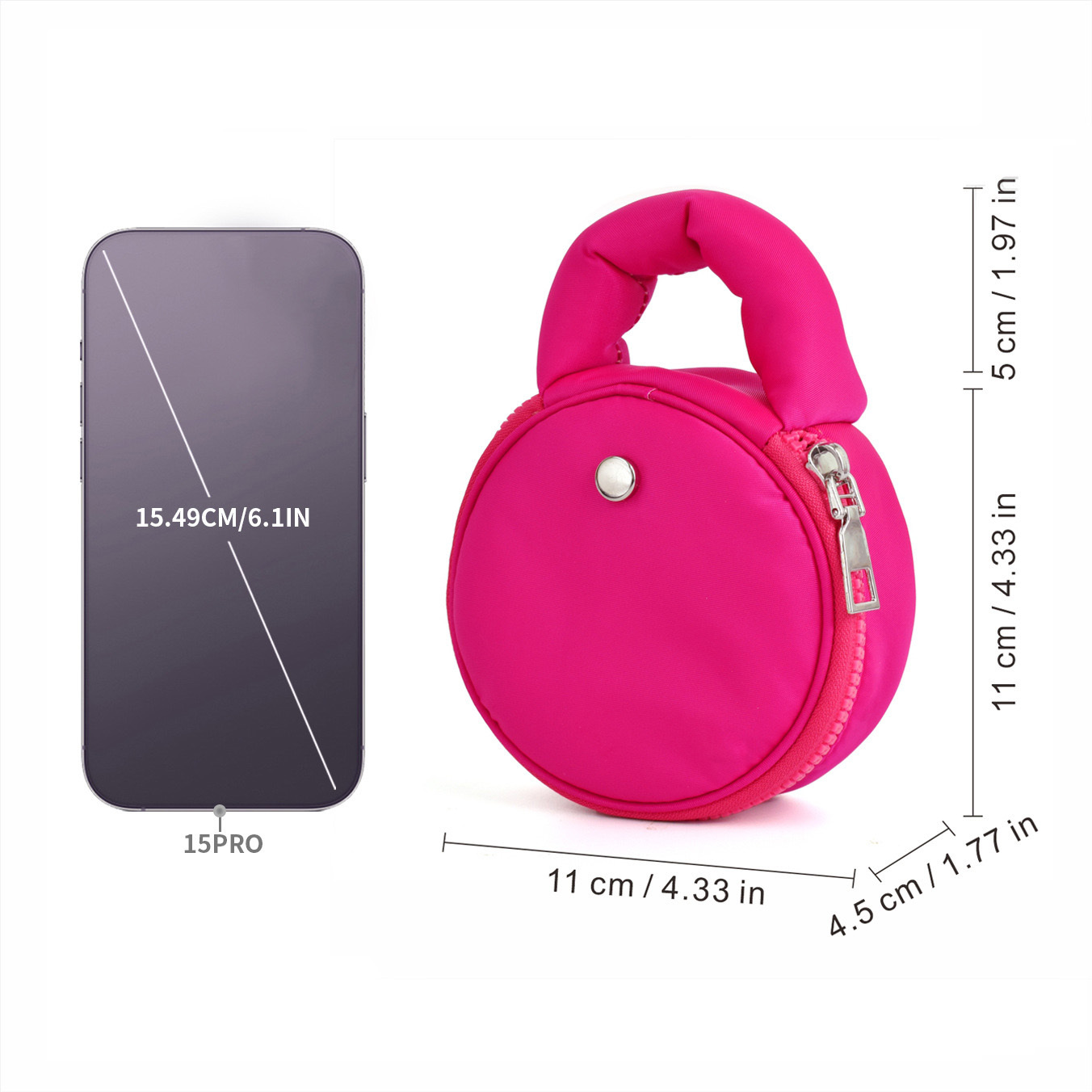 Mini Nylon Makeup Bag