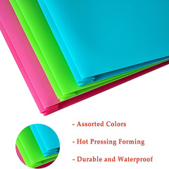 Plastic Folders With 3 Metal