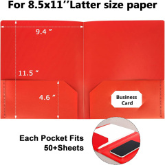 Plastic Folders With Pockets
