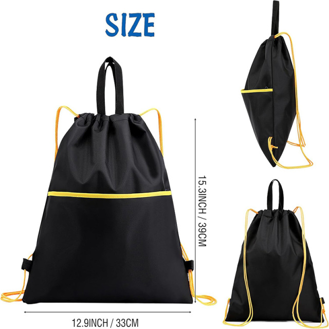 Premium Polyester Drawstring Backpack