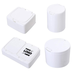 Qtip Holder Dispenser for Cotton Ball