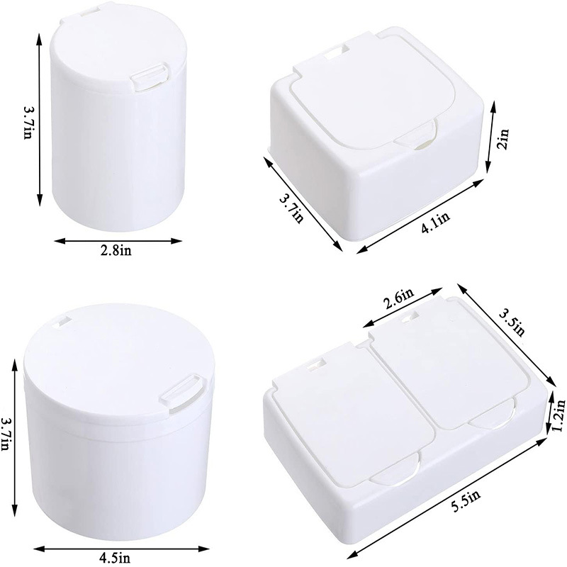 Qtip Holder Dispenser for Cotton Ball