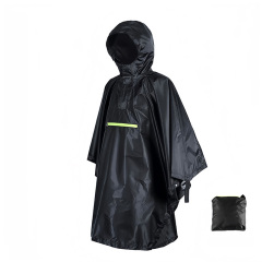 Rain Poncho with Reflective
