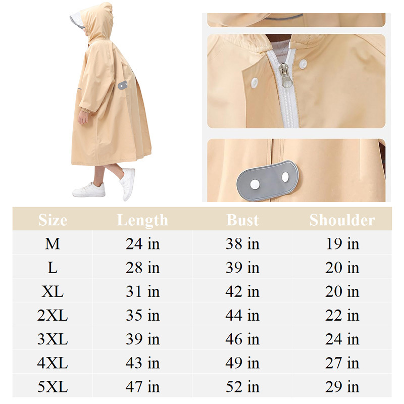 Reusable Kids Raincoat