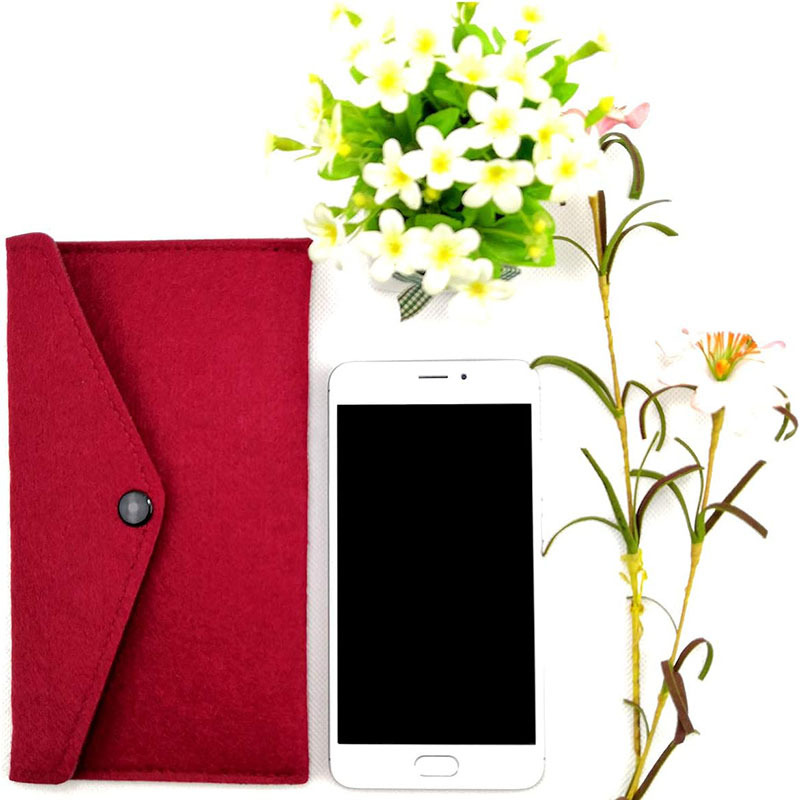 Felt Cellphone Sleeve Case Pouch
