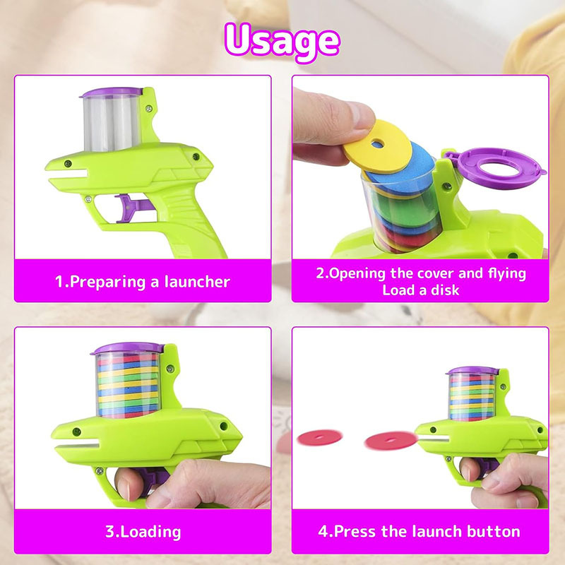 Flying Foam Disc Launcher