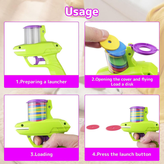 Flying Foam Disc Launcher