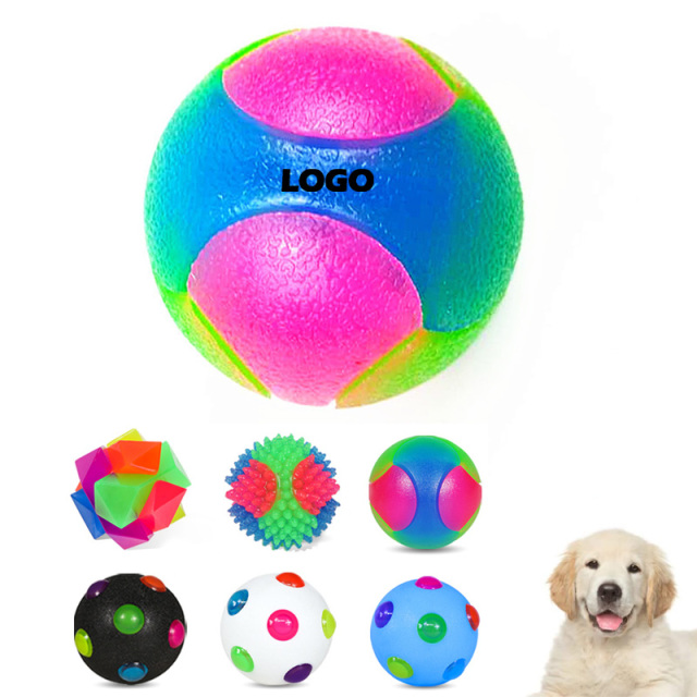 LED Flashing Spike Pet Balls
