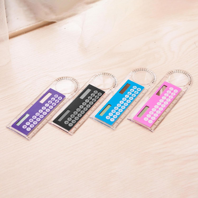 Multifunction Solar Calculator Ruler