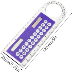 Multifunction Solar Calculator Ruler