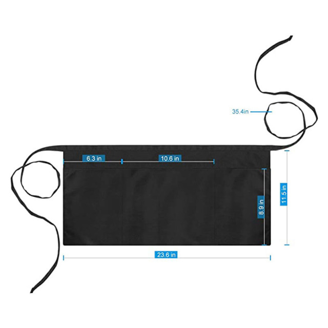 Server Apron with 3 Pockets