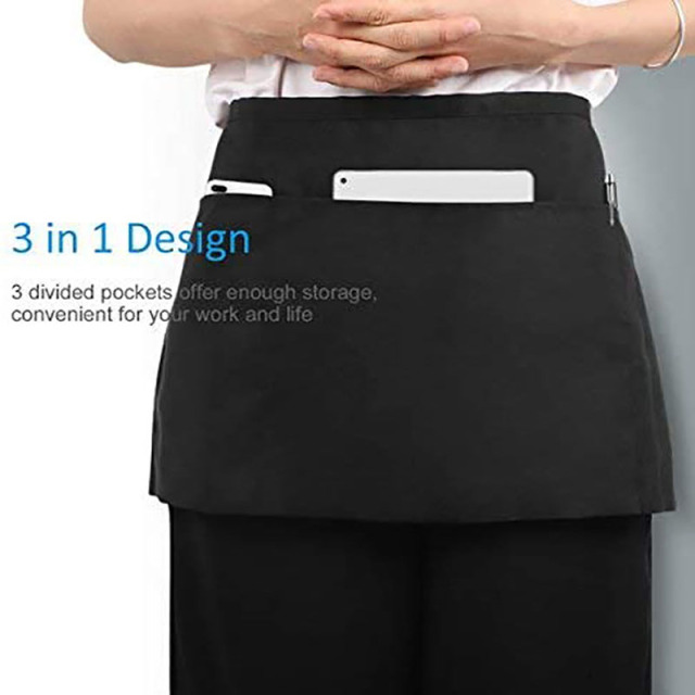 Server Apron with 3 Pockets