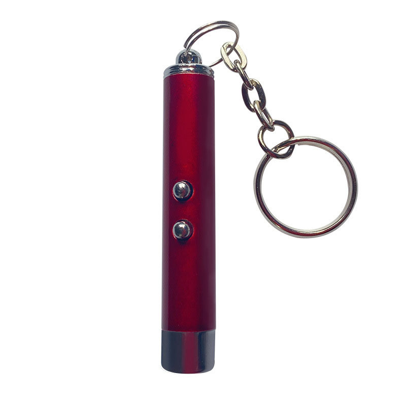 2 In 1 Mini Cat Toy Laser Pointer LED Light