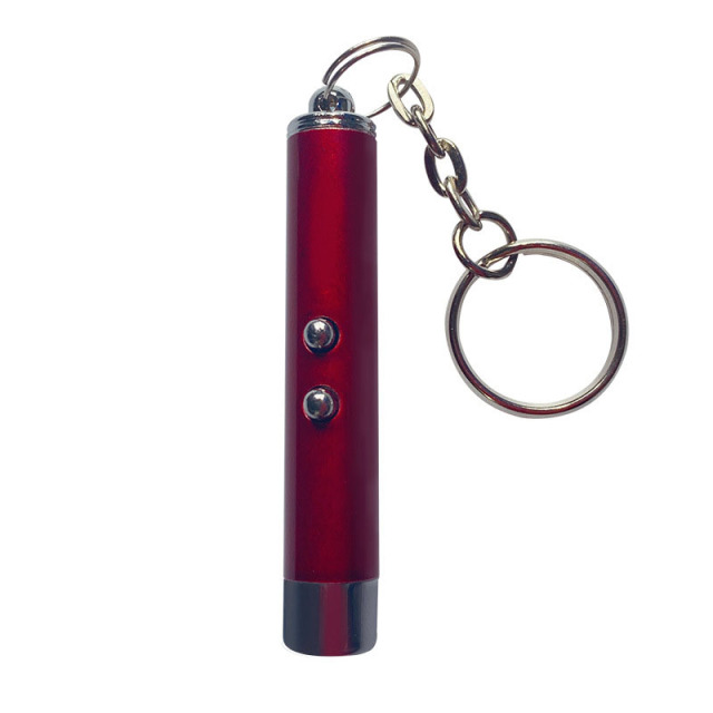 2 In 1 Mini Cat Toy Laser Pointer LED Light