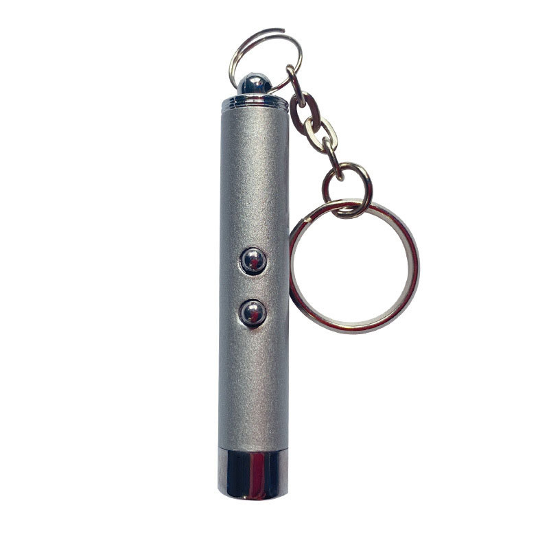 2 In 1 Mini Cat Toy Laser Pointer LED Light