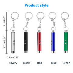 2 In 1 Mini Cat Toy Laser Pointer LED Light