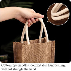 Burlap Wine Bottle Bags