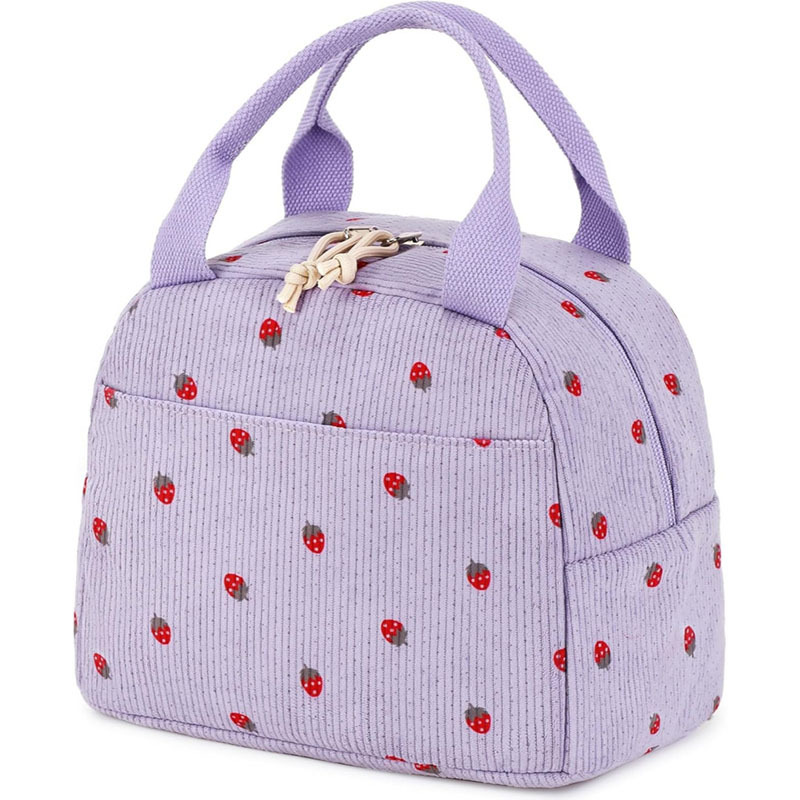 Corduroy Lunch Tote Bags