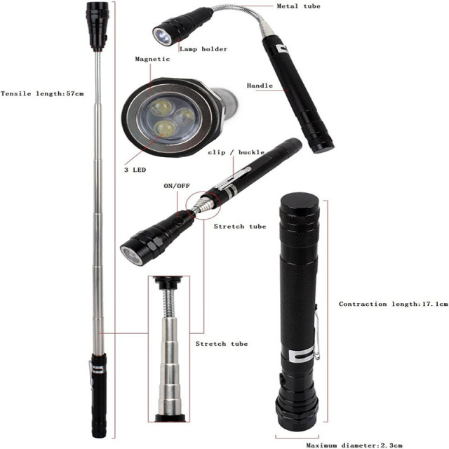 Magnetic Telescoping Pickup Tool