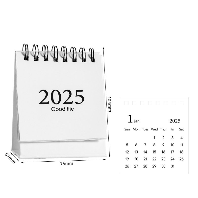 Mini Standing Desk Calendar