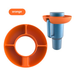 Reusable Silicone Ring Snack Tray
