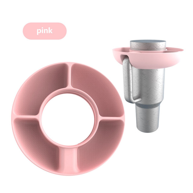 Reusable Silicone Ring Snack Tray