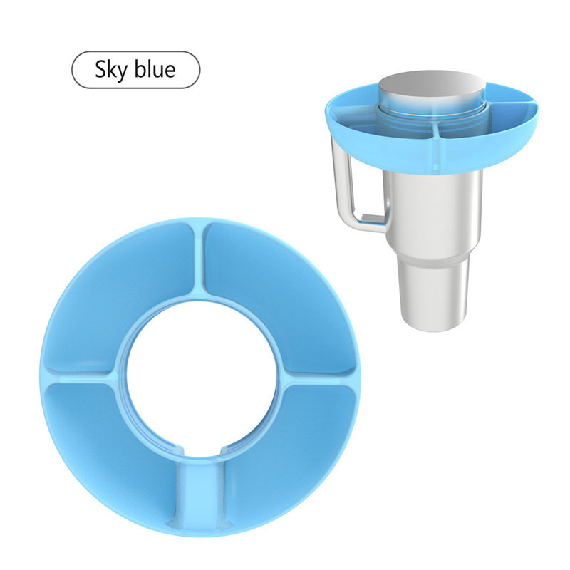Reusable Silicone Ring Snack Tray