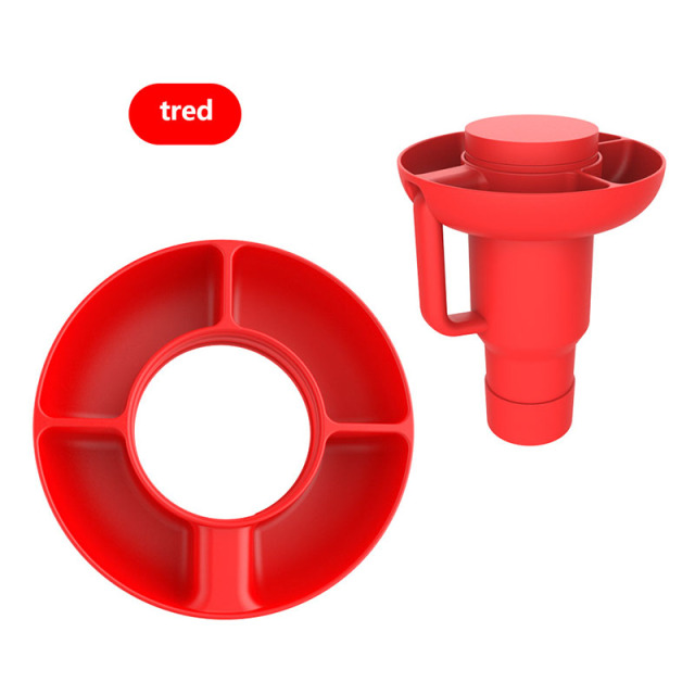 Reusable Silicone Ring Snack Tray