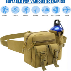 Tactical Waist Pack With Water Bottle Holder