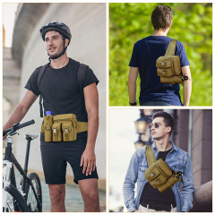 Tactical Waist Pack With Water Bottle Holder
