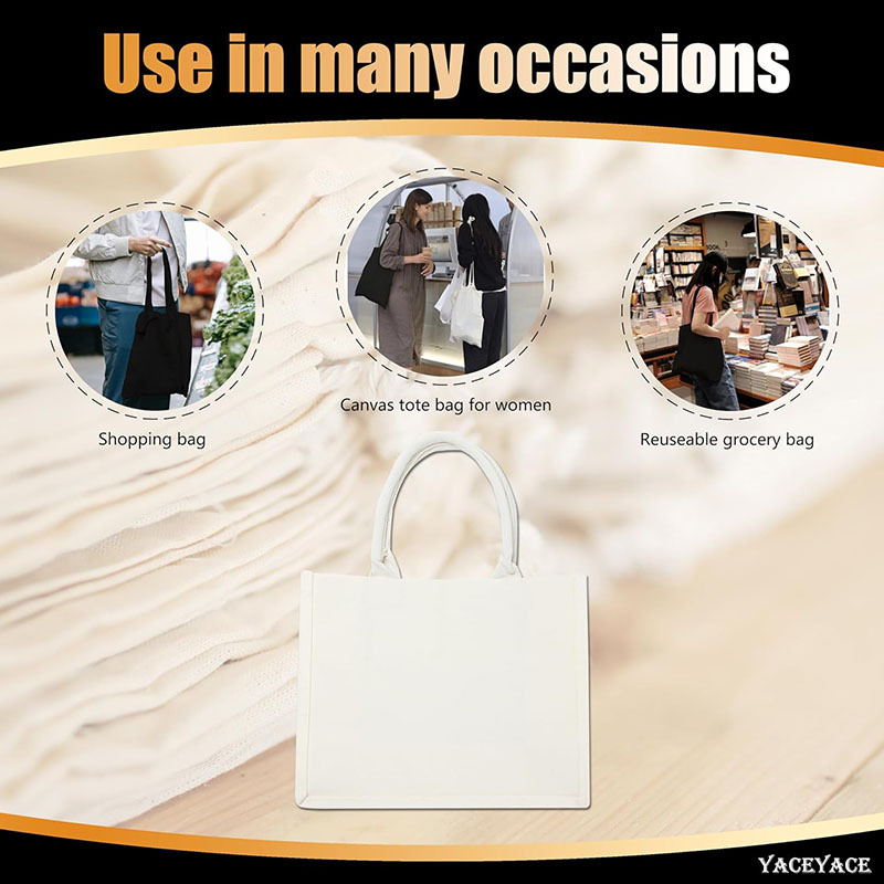 White Canvas Tote Bags