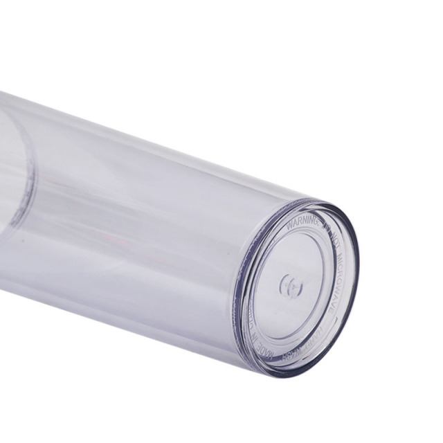 26oz Double Wall Plastic Tumblers with Lids and Straws