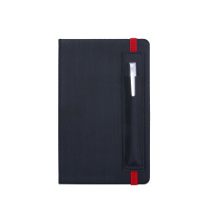 A5 Imitation Leather Journal Notebook With Pen