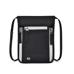 Crossbody Card Pouch for Passport Mobile Phone with RFID