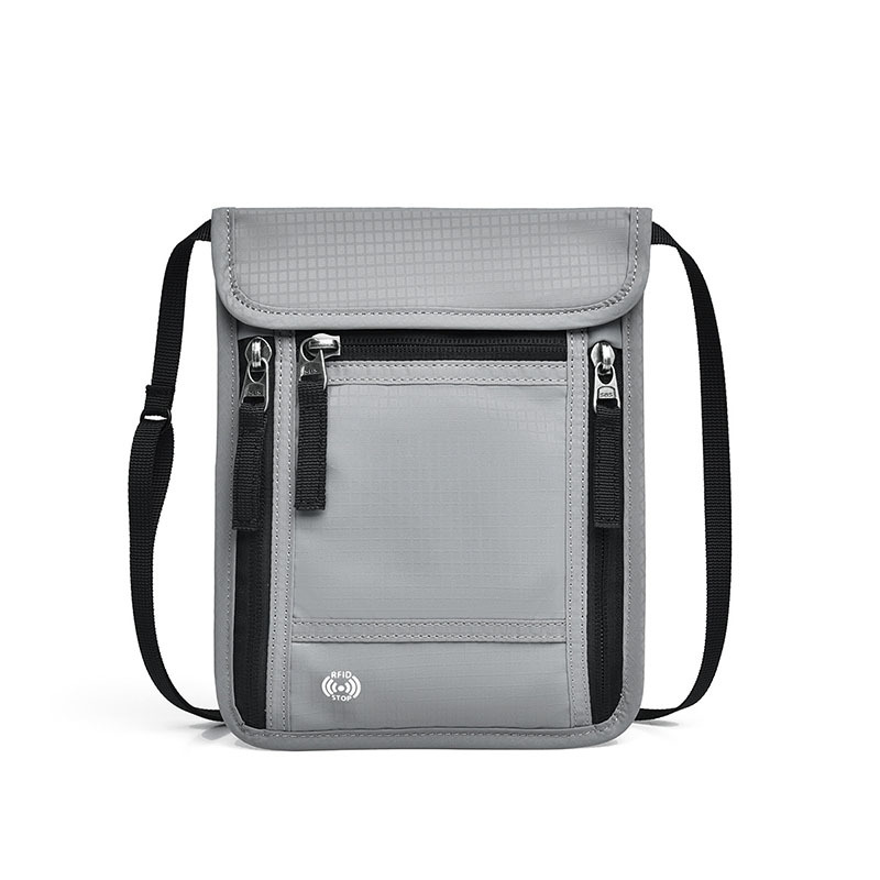 Crossbody Card Pouch for Passport Mobile Phone with RFID