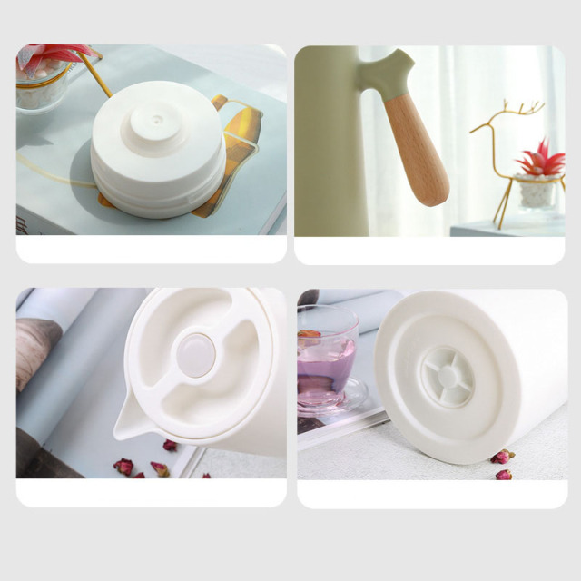 Insulated Kettle With Wooden Handle