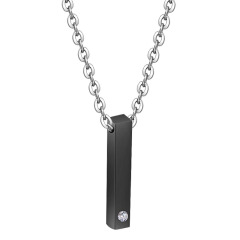 Pendant Necklace With Precious Stones