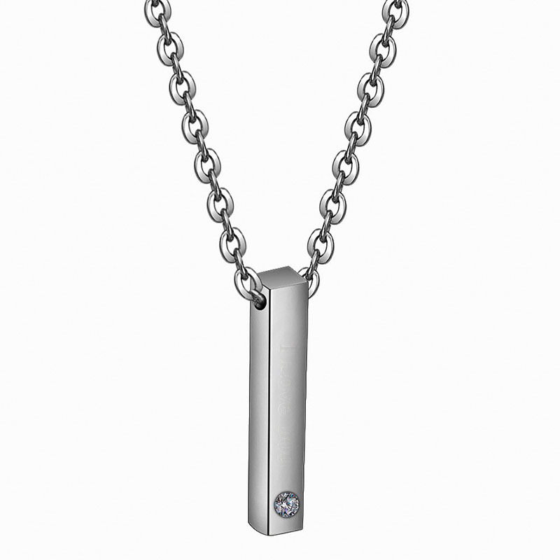 Pendant Necklace With Precious Stones
