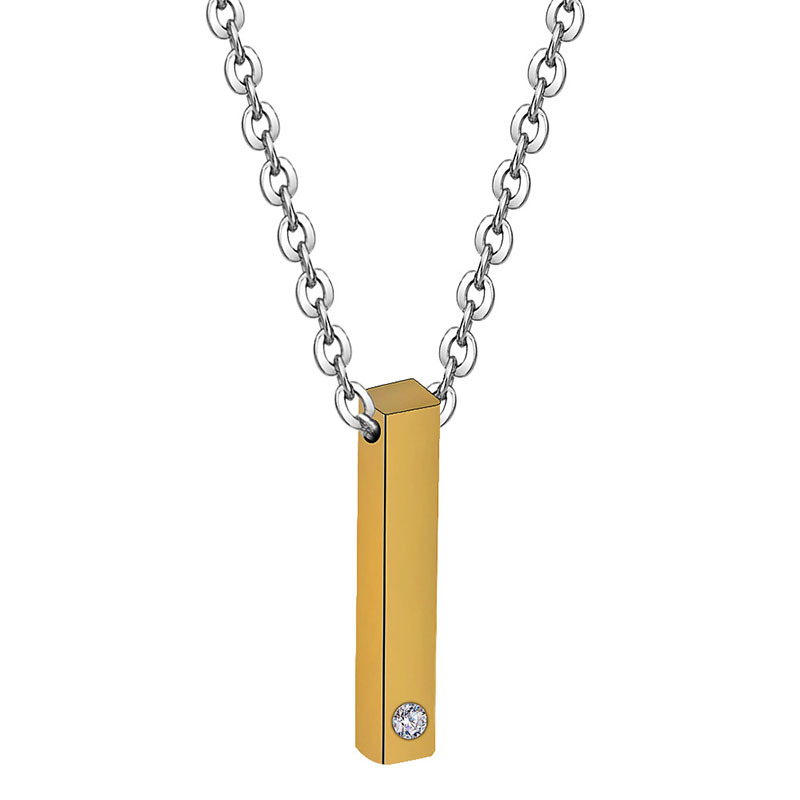 Pendant Necklace With Precious Stones