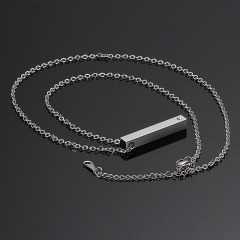 Pendant Necklace With Precious Stones
